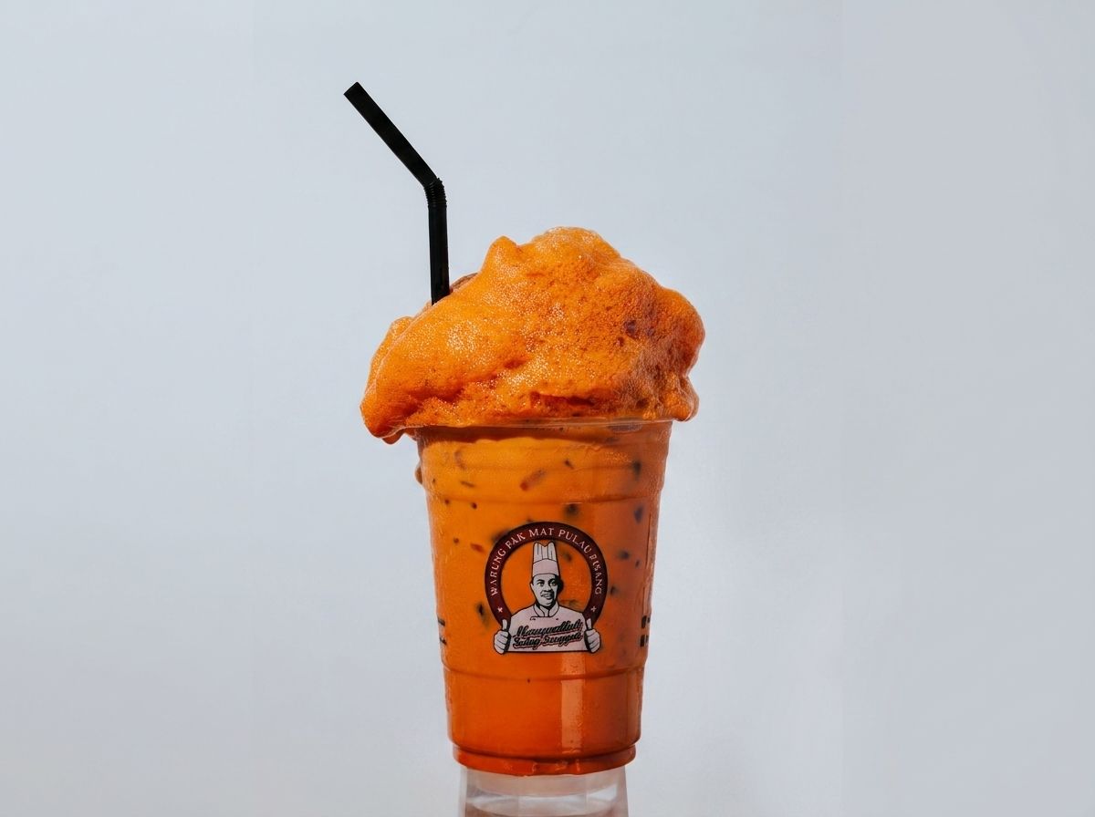 Teh Ais Madu Warung Pak Mat Pulau Pisang — minuman istimewa dengan madu asli, Kota Bharu Kelantan